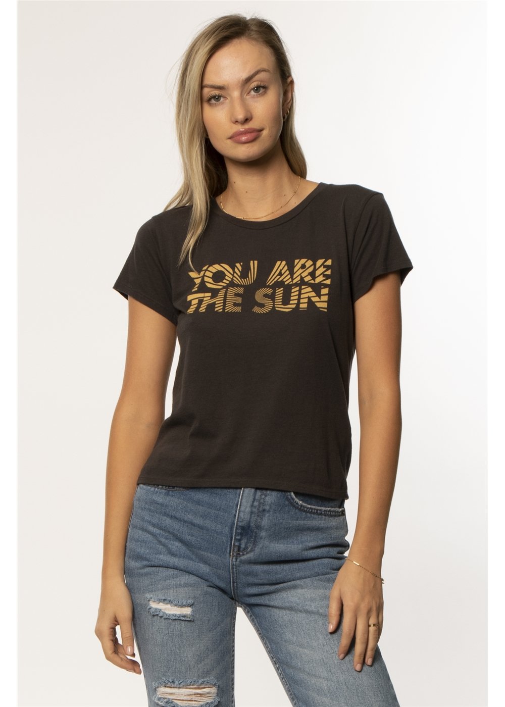 YOU ARE THE SUN KNIT TEE