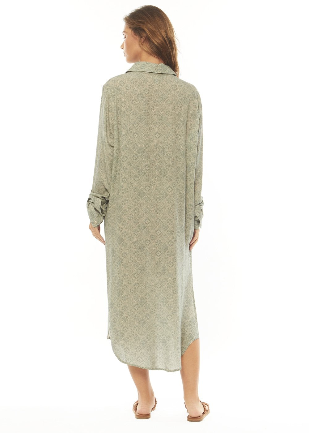 REMMY WOVEN LS TUNIC TOP